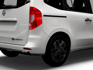 Nissan Townstar Combi EV 2022 3D Model
