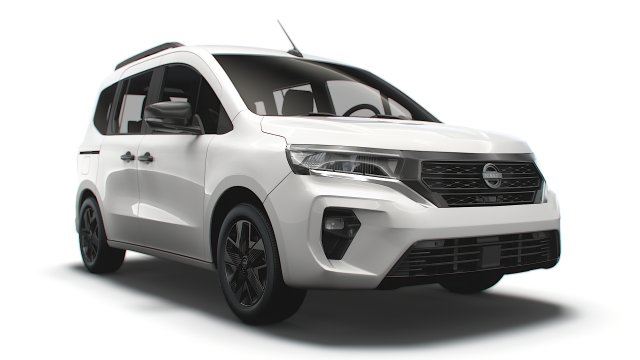 Nissan Townstar Combi 2022 3D Модель .c4d .max .obj .3ds .fbx .stl .blend 