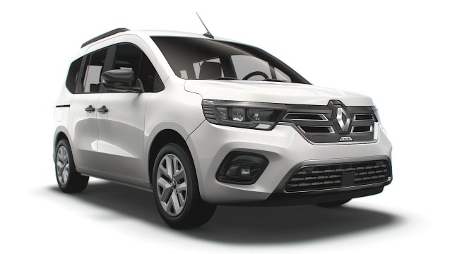 Renault Kangoo EV 2023 3Dモデル .c4d .max .obj .3ds .fbx .stl .blend 
