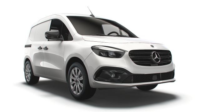 Mercedes Benz Citan Valve 2022 3D Model .c4d .max .obj .3ds .fbx .stl .blend 