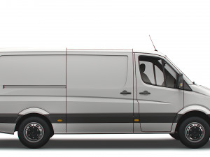Dodge Sprinter L2H1 2009 Model 3D