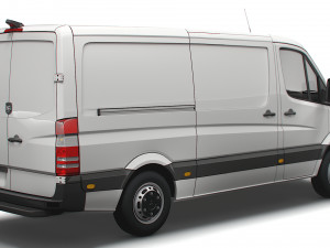 Dodge Sprinter L2H1 2009 Model 3D