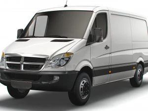 डॉज स्प्रिंटर L2H1 2009 3D मॉडल