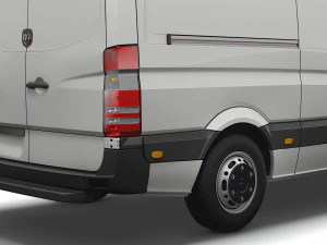 डॉज स्प्रिंटर L2H1 2009 3D मॉडल