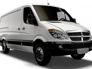 डॉज स्प्रिंटर L2H1 2009 3D मॉडल