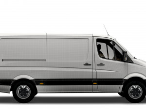 Dodge Sprinter L2H1 2009 Model 3D