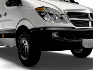 डॉज स्प्रिंटर L2H1 2009 3D मॉडल