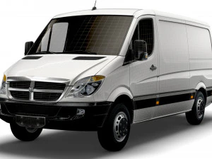 डॉज स्प्रिंटर L2H1 2009 3D मॉडल