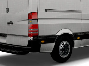 डॉज स्प्रिंटर L2H1 2009 3D मॉडल