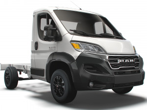 RAM Promaster Chassis Truck 3000WB 2022 Model 3D