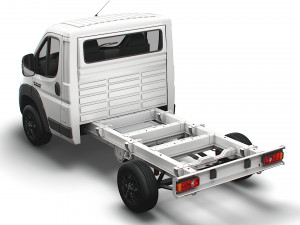 RAM Promaster Chassis Truck 3000WB 2022 3D Model