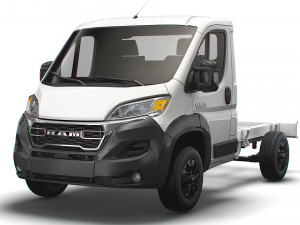 RAM Promaster Chassis Truck 3000WB 2022 3D Model
