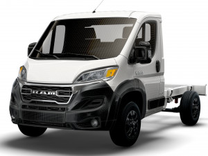 RAM Promaster Chassis Truck 3000WB 2022 3D Model