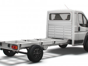 RAM Promaster Chassis Truck 3800WB 2022 3D मॉडल