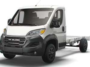 RAM Promaster Chassis Truck 3800WB 2022 3D मॉडल