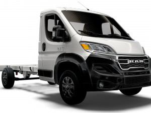 RAM Promaster Chassis Truck 3800WB 2022 3D मॉडल