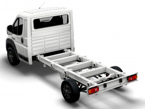 RAM Promaster Chassis Truck 3800WB 2022 3D मॉडल