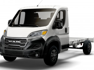 RAM Promaster Chassis Truck 3800WB 2022 3D मॉडल