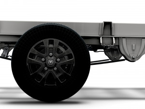 RAM Promaster Chassis Truck 3800WB 2022 3D मॉडल