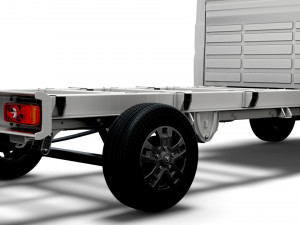 RAM Promaster Chassis Truck 3800WB 2022 3D मॉडल