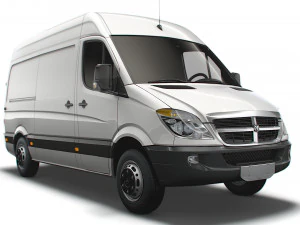 Dodge Sprinter Fourgon L2H2 2009 Modèle 3D