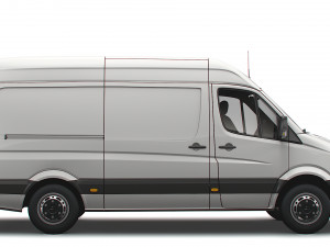 Dodge Sprinter Van L2H2 2009 Modelo 3D