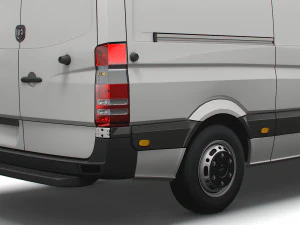 Dodge Sprinter Van L2H2 2009 3D Model