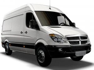 Dodge Sprinter Van L2H2 2009 3D Model