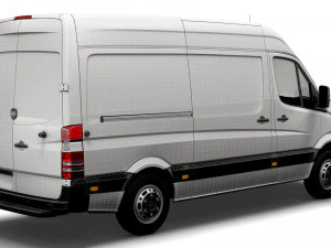 Dodge Sprinter Van L2H2 2009 3D Model