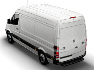 Dodge Sprinter Van L2H2 2009 Modelo 3D