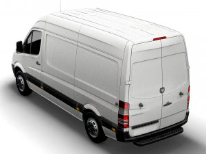 Dodge Sprinter Van L2H2 2009 3D Model