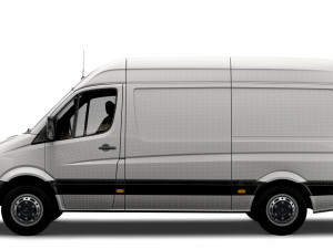 Dodge Sprinter Van L2H2 2009 Modelo 3D