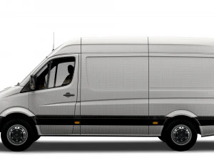 Dodge Sprinter Van L2H2 2009 3D Model