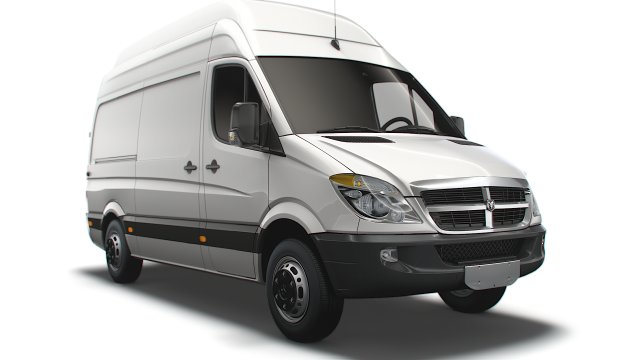 Dodge Sprinter Van L2H3 2009 3Dモデル .c4d .max .obj .3ds .fbx .stl .blend 