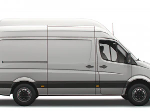 Dodge Sprinter Van L2H3 2009 3D Model