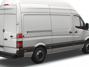 Dodge Sprinter Van L2H3 2009 3Dモデル