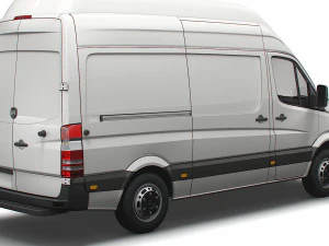Dodge Sprinter Van L2H3 2009 3D Model