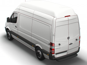 Dodge Sprinter Van L2H3 2009 3Dモデル
