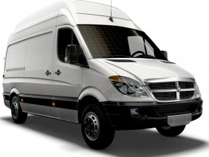 Dodge Sprinter Van L2H3 2009 3D Model