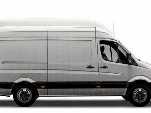 Dodge Sprinter Van L2H3 2009 3Dモデル