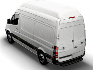 Dodge Sprinter Van L2H3 2009 3Dモデル