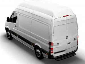 Dodge Sprinter Van L2H3 2009 3D Model