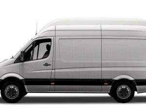 Dodge Sprinter Van L2H3 2009 3D Model