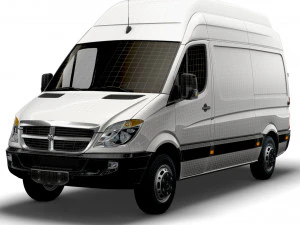 Dodge Sprinter Van L2H3 2009 3D Model