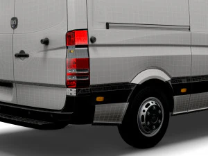Dodge Sprinter Van L2H3 2009 3D Model