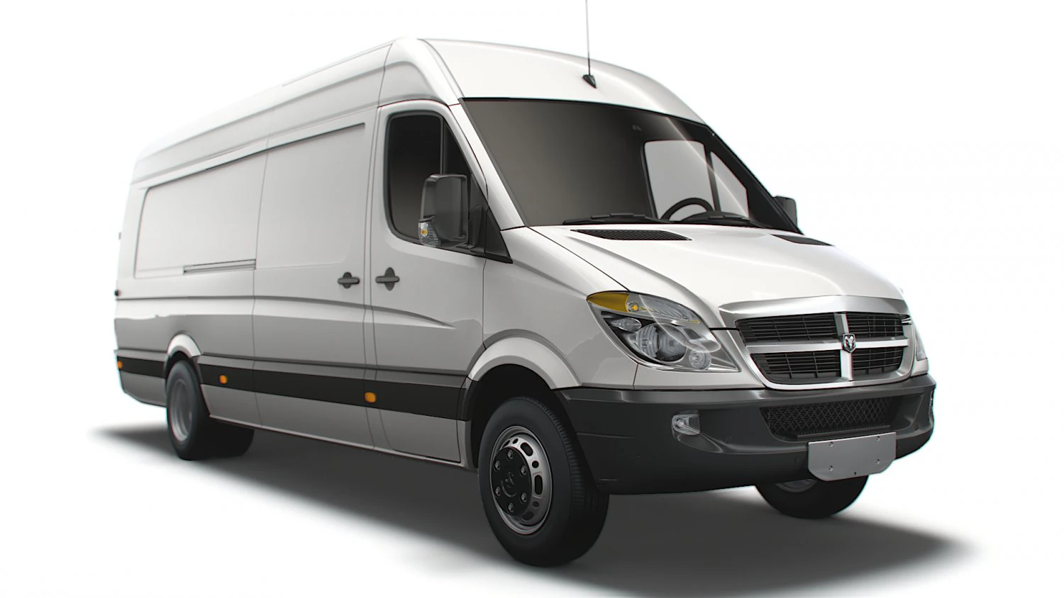 Dodge Sprinter Van L4H3 2009 3D Model .c4d .max .obj .3ds .fbx .stl .blend 