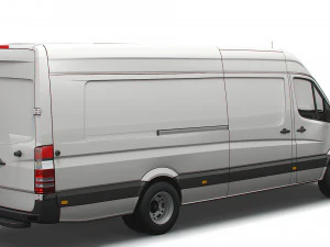 Dodge Sprinter Van L4H3 2009 3D Model