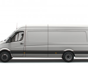 Dodge Sprinter Van L4H3 2009 Modello 3D