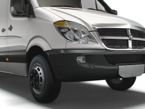 Dodge Sprinter Van L4H3 2009 Modello 3D