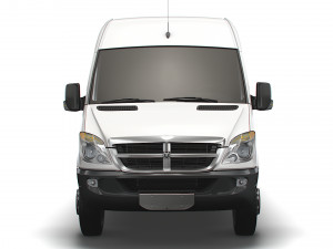 Dodge Sprinter Van L4H3 2009 Modello 3D